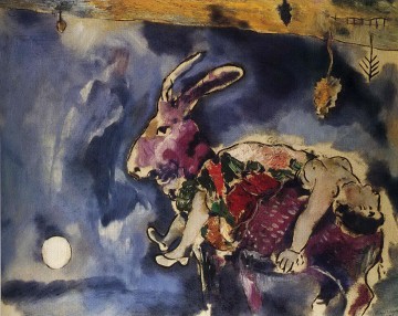  Chagall Lienzo - El sueño El conejo contemporáneo Marc Chagall
